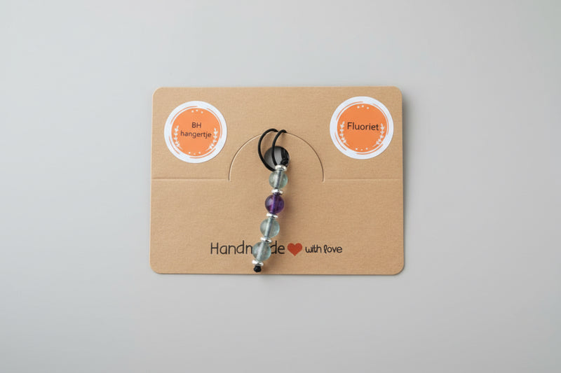 BH hangertje met fluoriet steentje