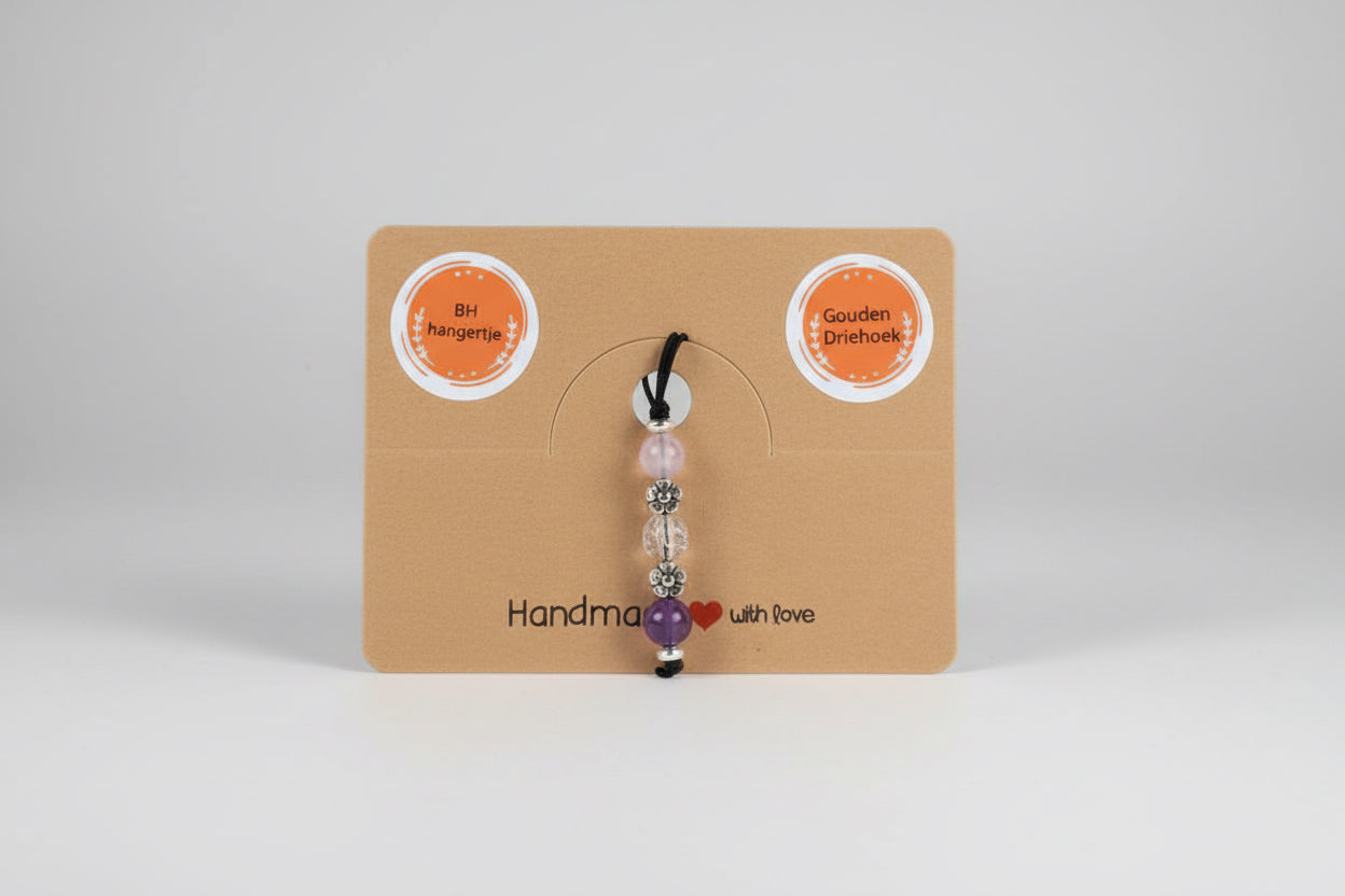 BH hangertje met gouden driehoek symbool