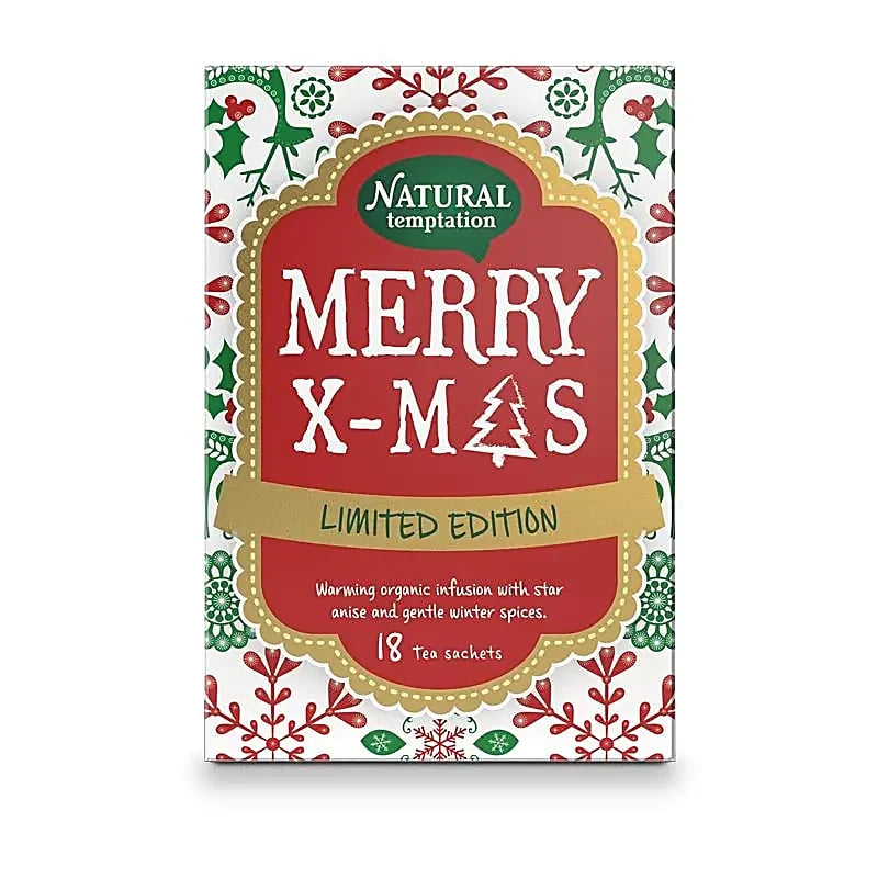 Natural Temptation Merry X-Mas biologische kerstthee | 18 zakjes