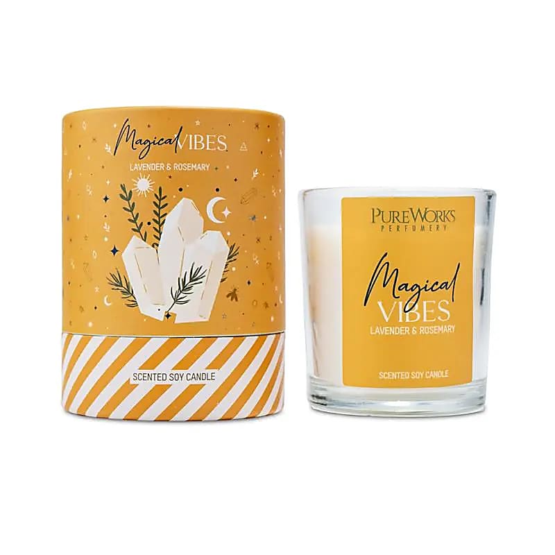 Celestial Magic - Magical Vibes Geurkaars Lavendel & Rozemarijn 120 gram
