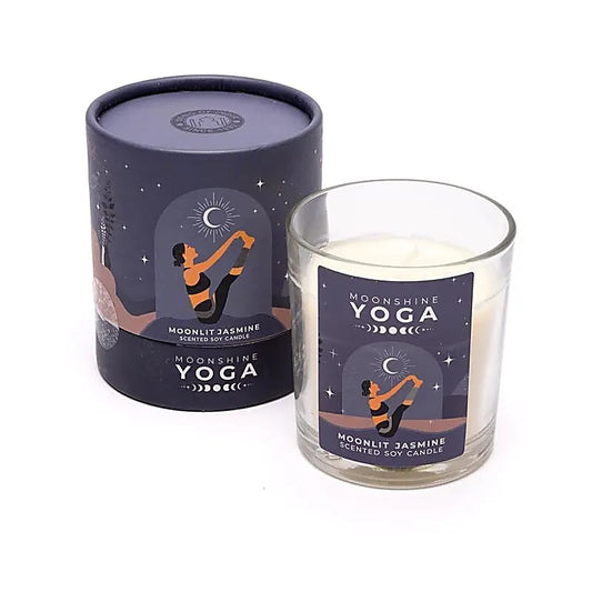 Geurkaars Moonshine Yoga Moonlit Jasmine sojawas