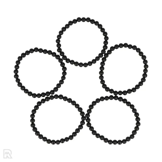Onyx armband met zwarte matte kralen