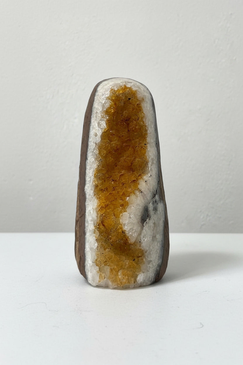 Citrien (verhitte Amethist) cut base 22