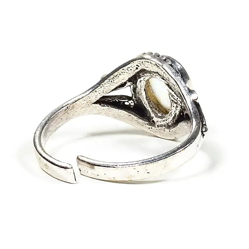 Rock crystal ring