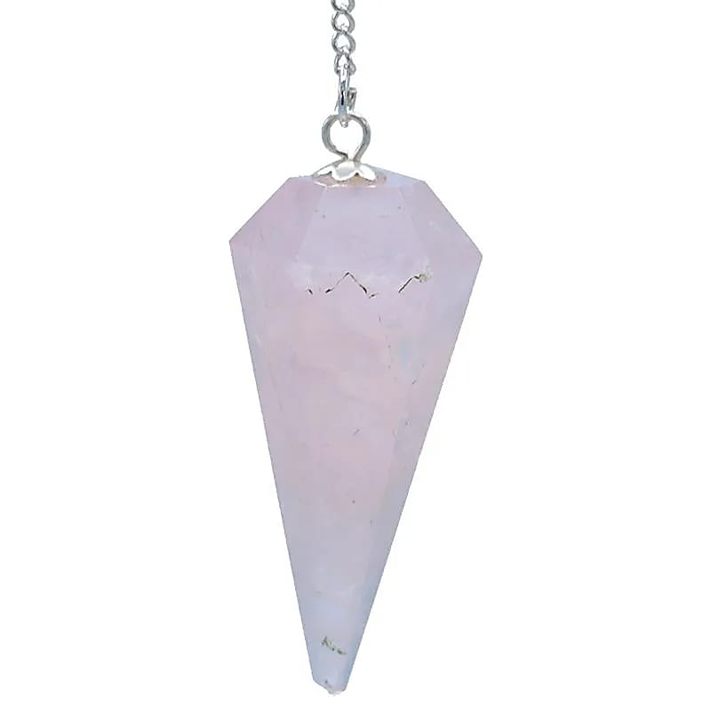 Rose quartz pendulum