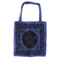 Tote Tas Katoen Pentagram Paars 45 cm