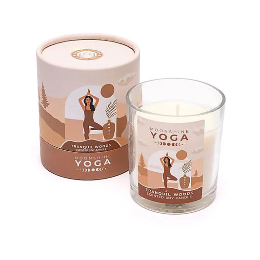 Geurkaars Moonshine Yoga Tranquil Woods sojawas